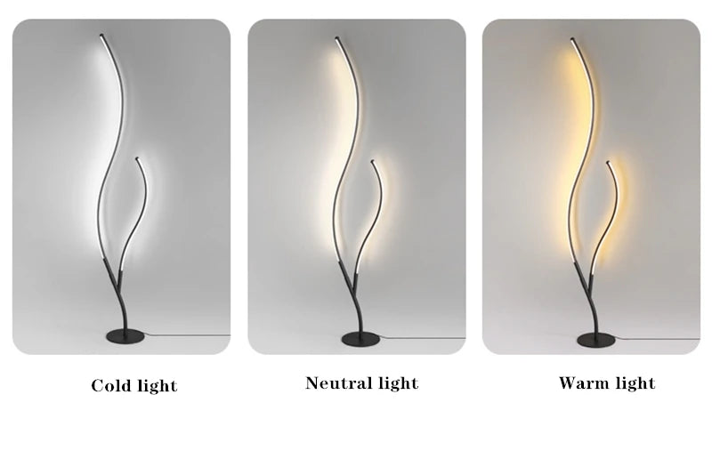 Modern LED Creative Branches Modeling Floor Lamp