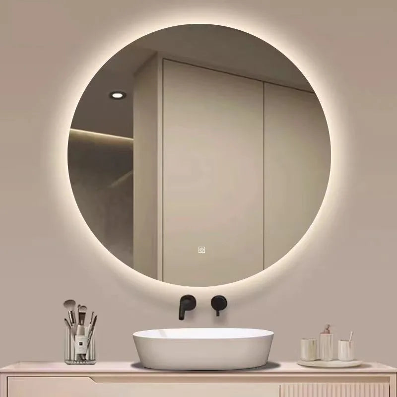 Modern Circular Smart Bathroom Mirror