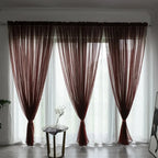 Solid Color Sheer Curtain