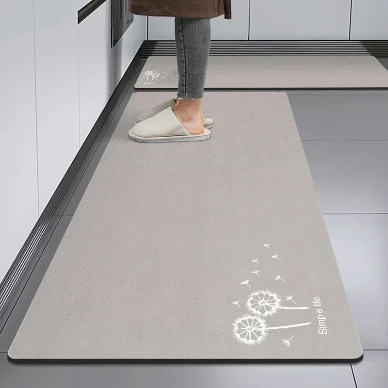 Slip Absorbent Kitchen Mat