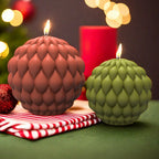 Fried Dough Twists round candle