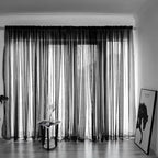 Solid Color Sheer Curtain