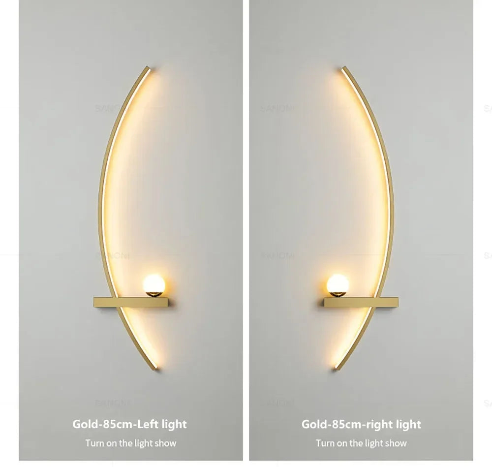 Nordic LED Wall Lamp Stripes