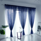 Solid Color Sheer Curtain