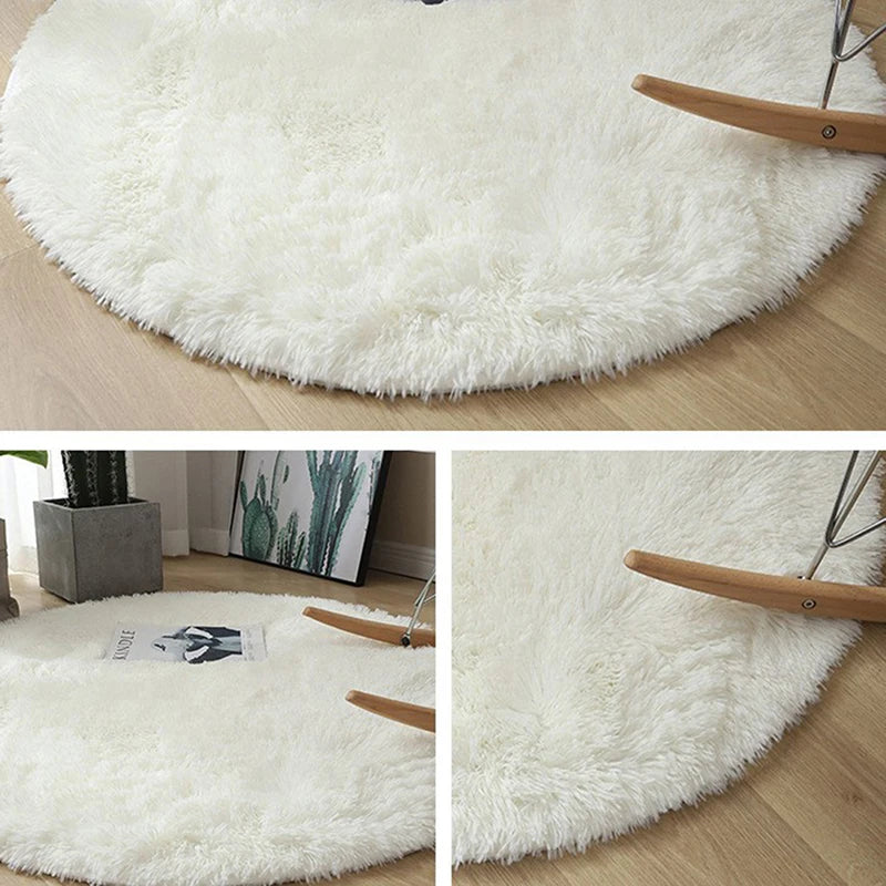 Fur Round Mat Kids