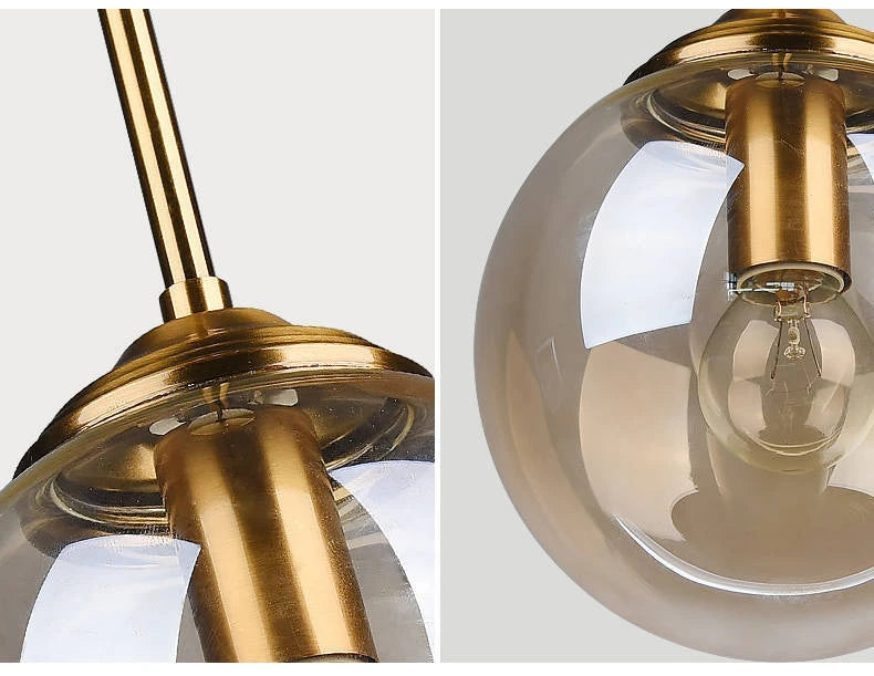 Modern Glass Ball Pendant Lighting