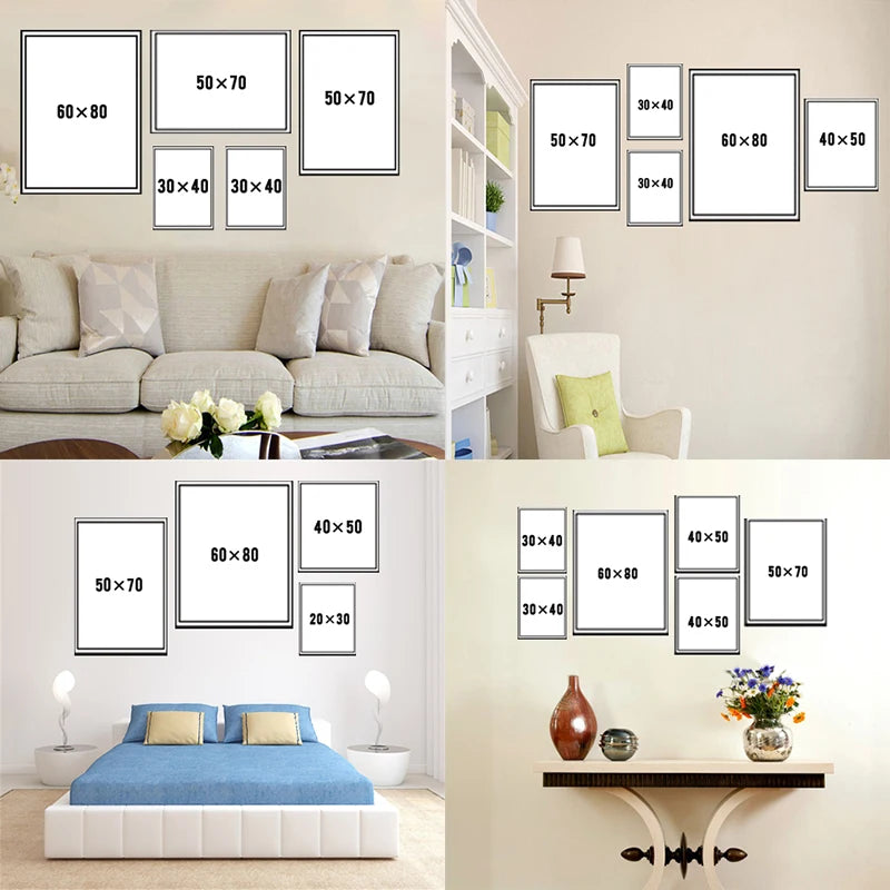 Modern Nordic 3D Texture Wall Poster