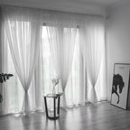 Solid Color Sheer Curtain
