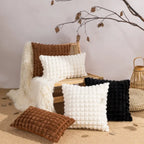 Faux Rabbit Fur Cushion Cover