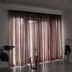 Solid Color Sheer Curtain