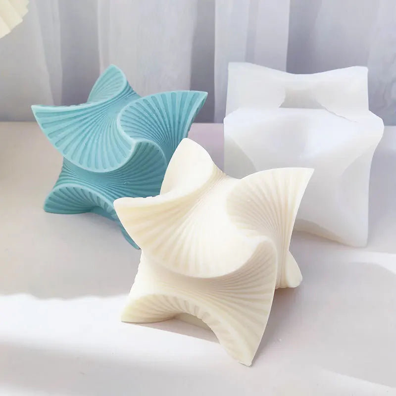 Fried Dough Twists round candle