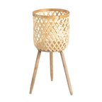 Bamboo Rattan Flowerpot