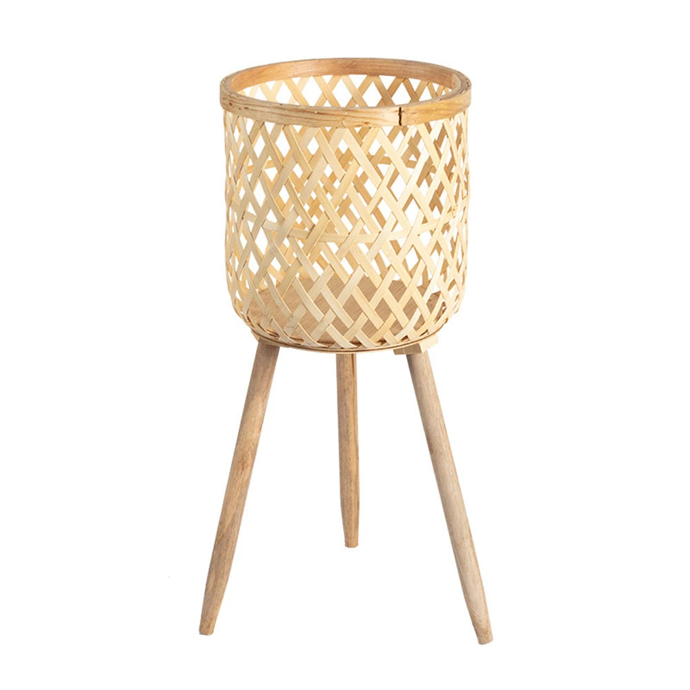 Bamboo Rattan Flowerpot