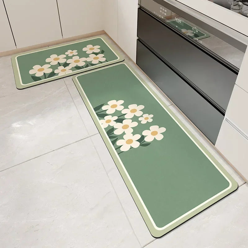 Slip Absorbent Kitchen Mat