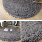 Fur Round Mat Kids