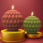 Fried Dough Twists round candle