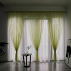 Solid Color Sheer Curtain
