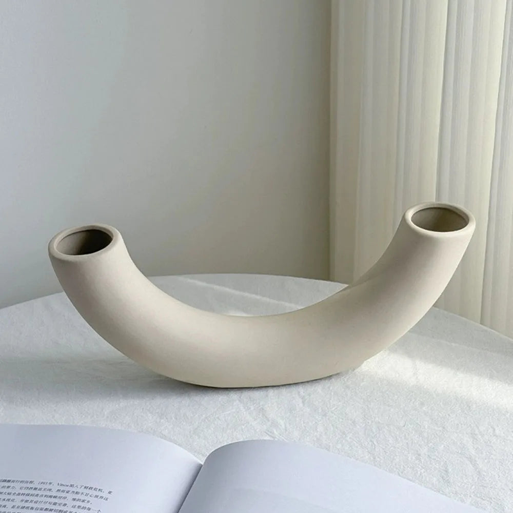 Enchanting Crescent Moon Vase