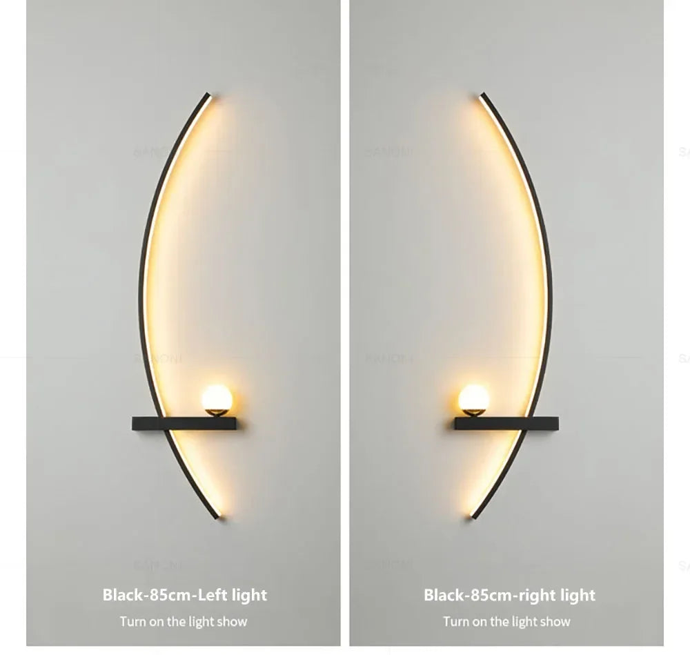 Nordic LED Wall Lamp Stripes