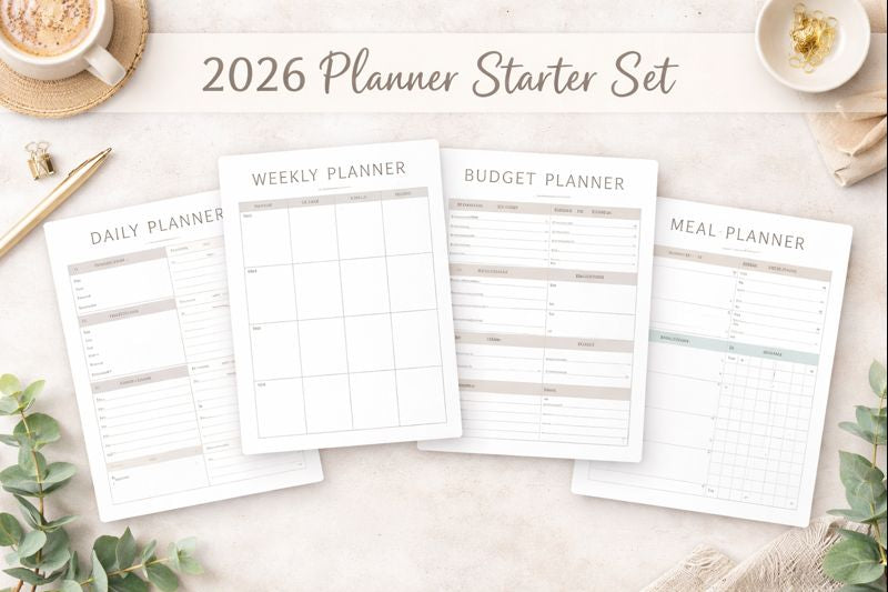 2026 Harmony Life Planner – Starter Bundle (4 Planners)